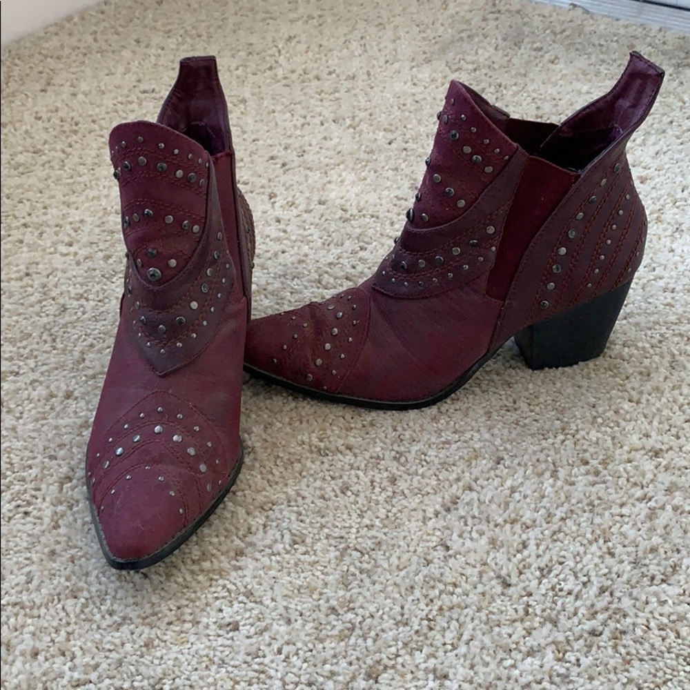 Studded booties